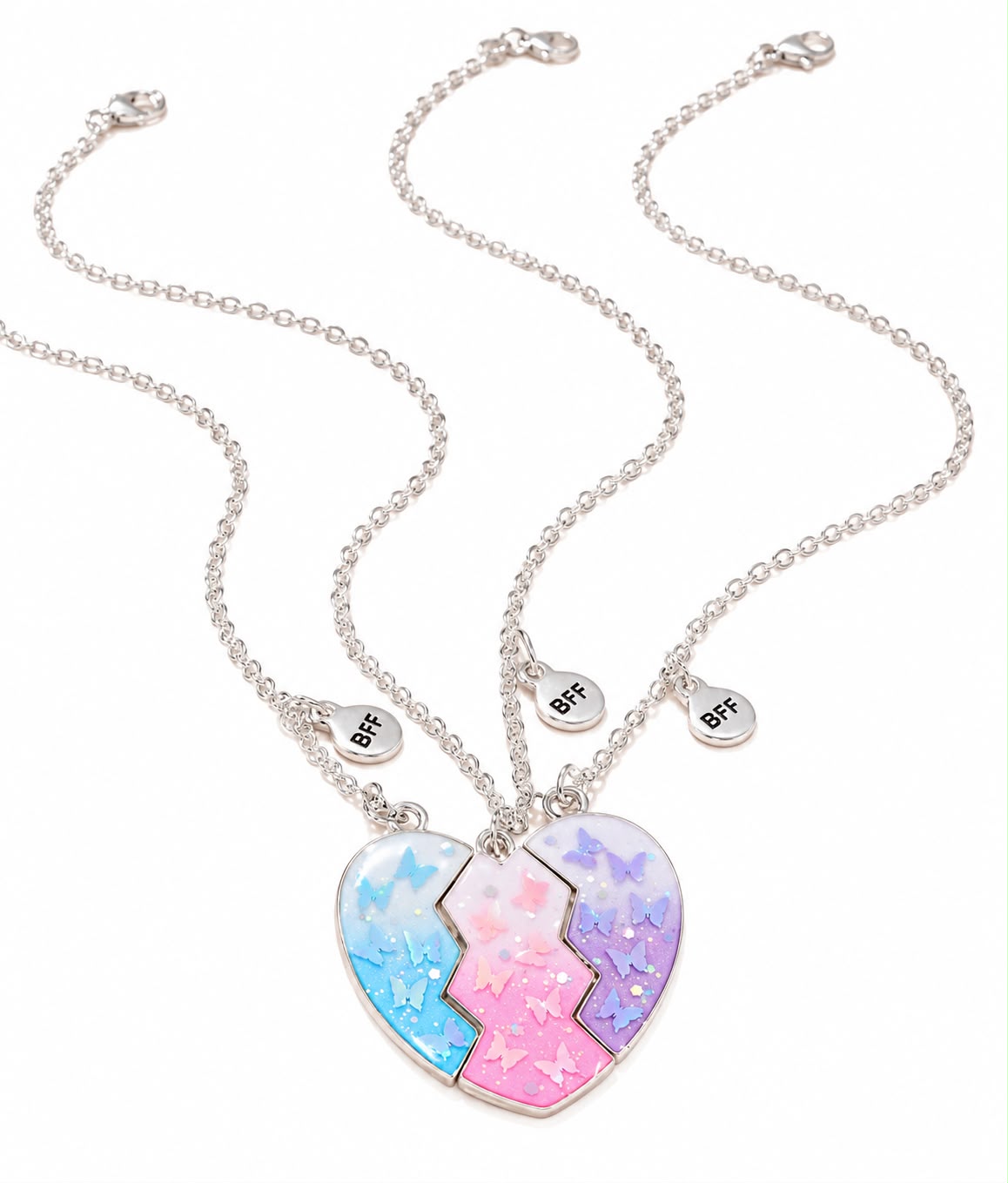 Butterfly BFF Necklace Set - Women's Jewelry Set | Asena Boutique Qatar