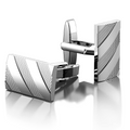 Silver Stride Cufflinks