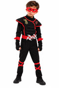 Black and Red Ninja Costume - Party Costume | Asena Boutique Qatar