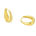 Bold Drop Hoops Earrings