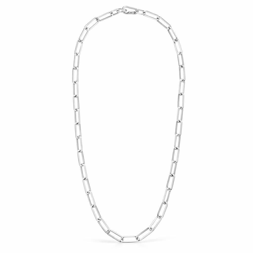 Modern Silver Link Chain