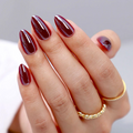 Maroon Press-on Nails
