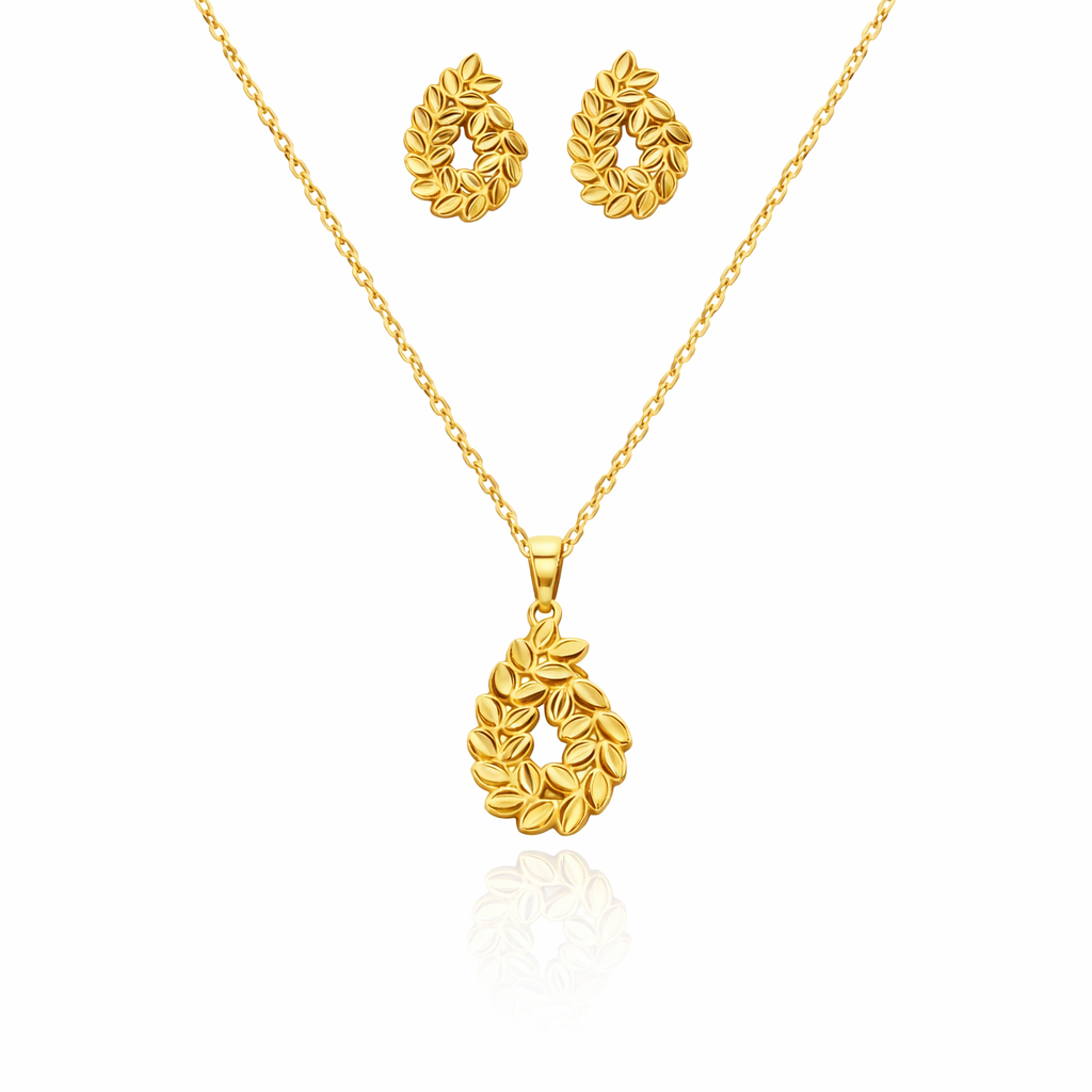 Golden Olive Bloom Set