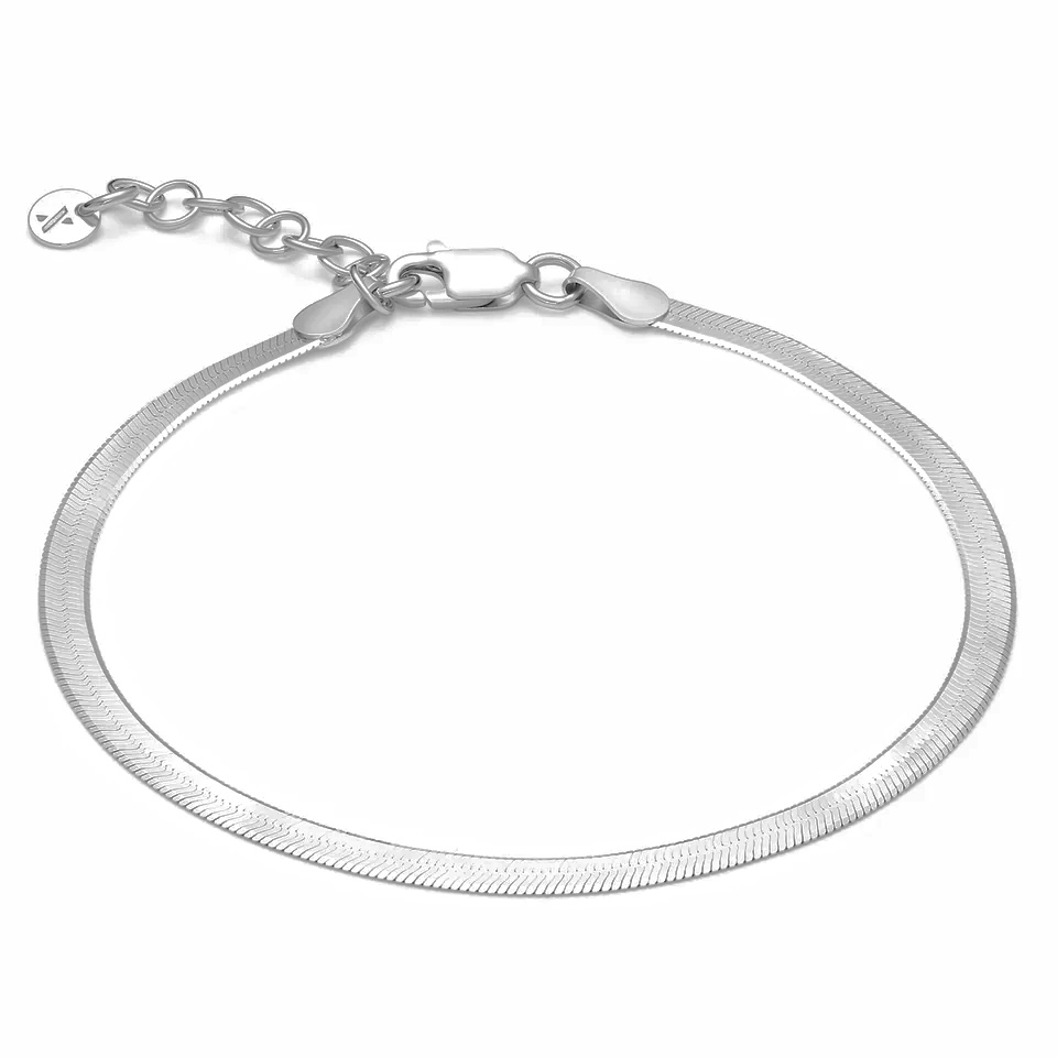 Silver Sleek Bangle - Men's Bracelet | Asena Boutique Qatar