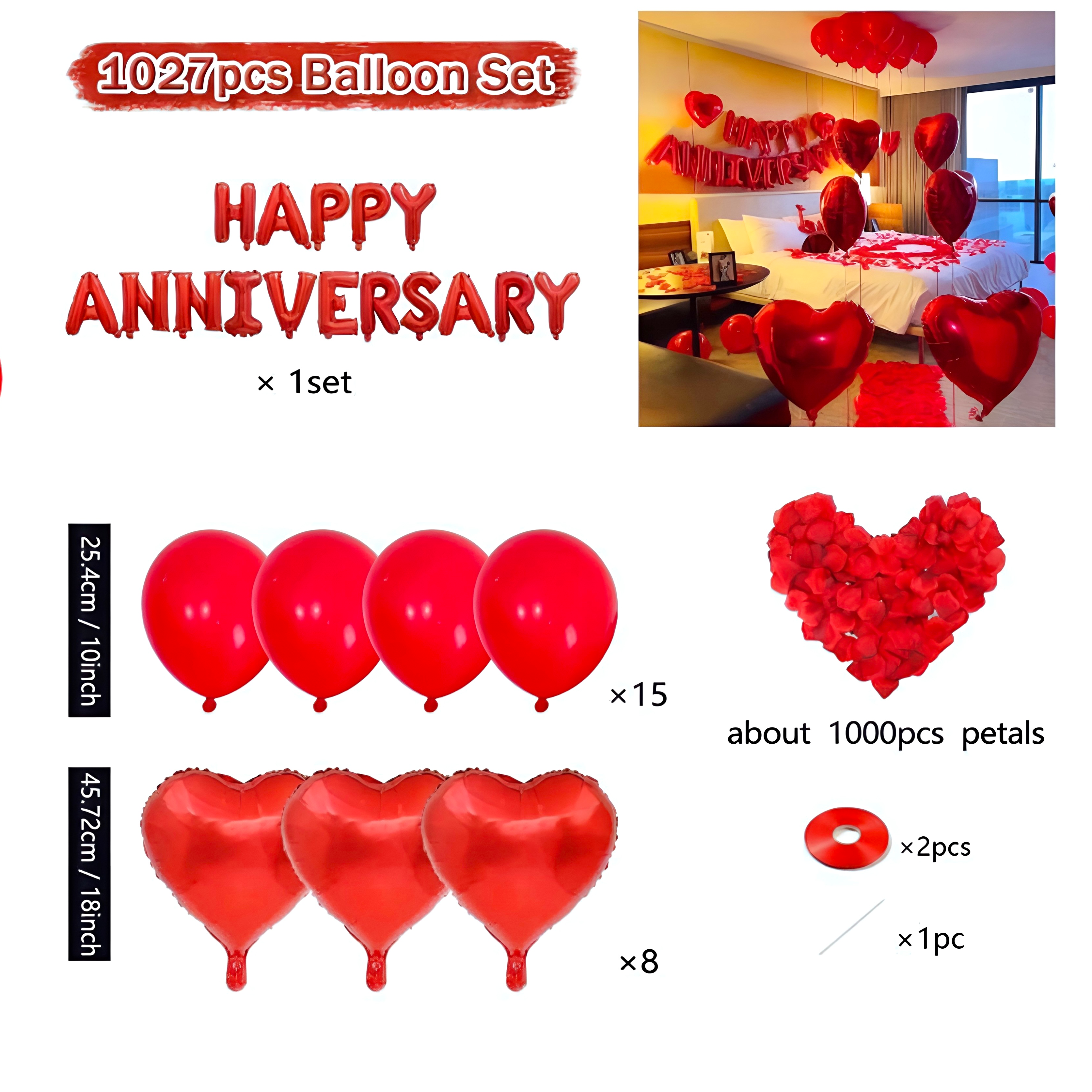 Love Bloom Anniversary Set