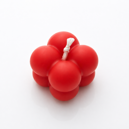 Bubble Bliss Scented Candle 6cm(Red)