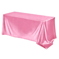 Pink Satin Table Cloth