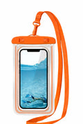 Waterproof Phone Pouch with Strap – Orange