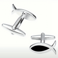 Black Fin Cufflinks