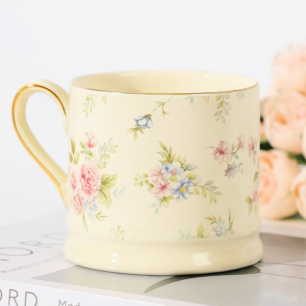Vintage Floral Mug