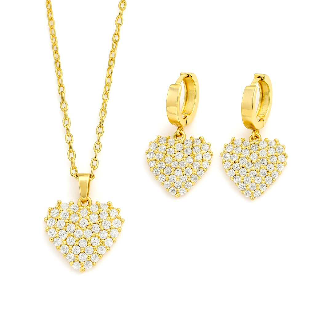 Heart Glow Jewelry Set