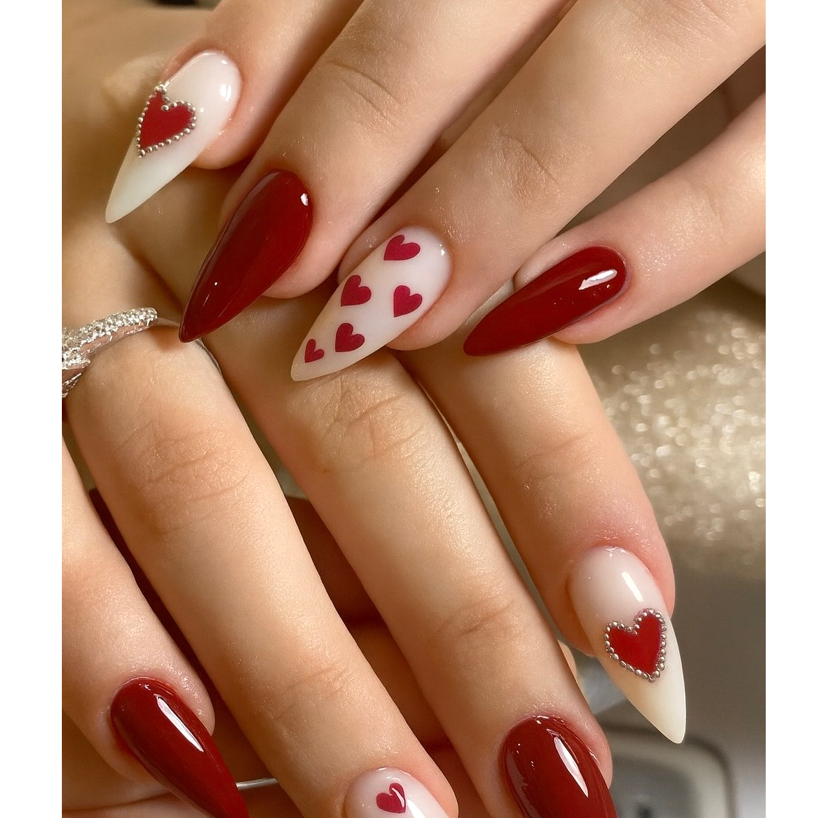 Heart Nails