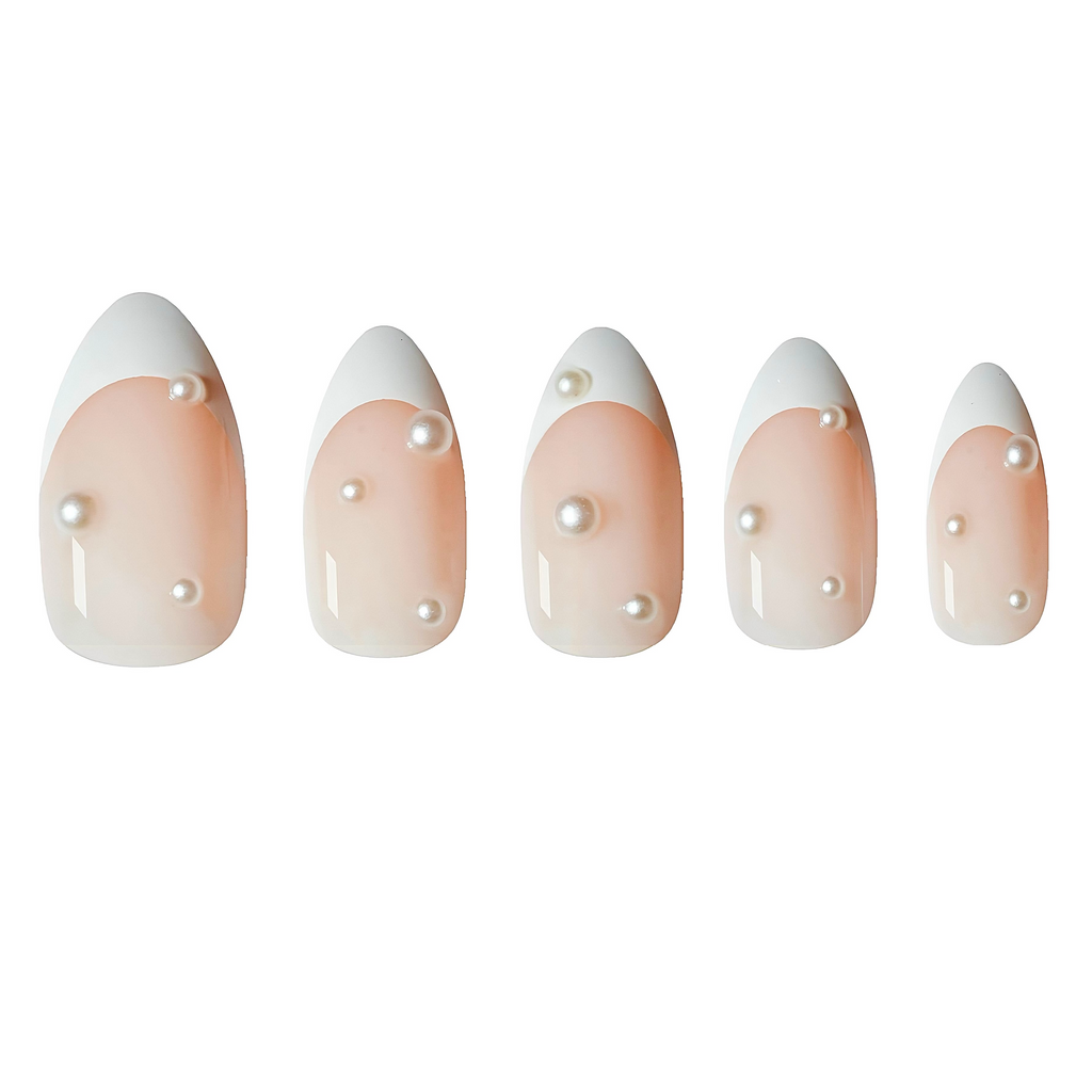 Pearl French Press-on Nails