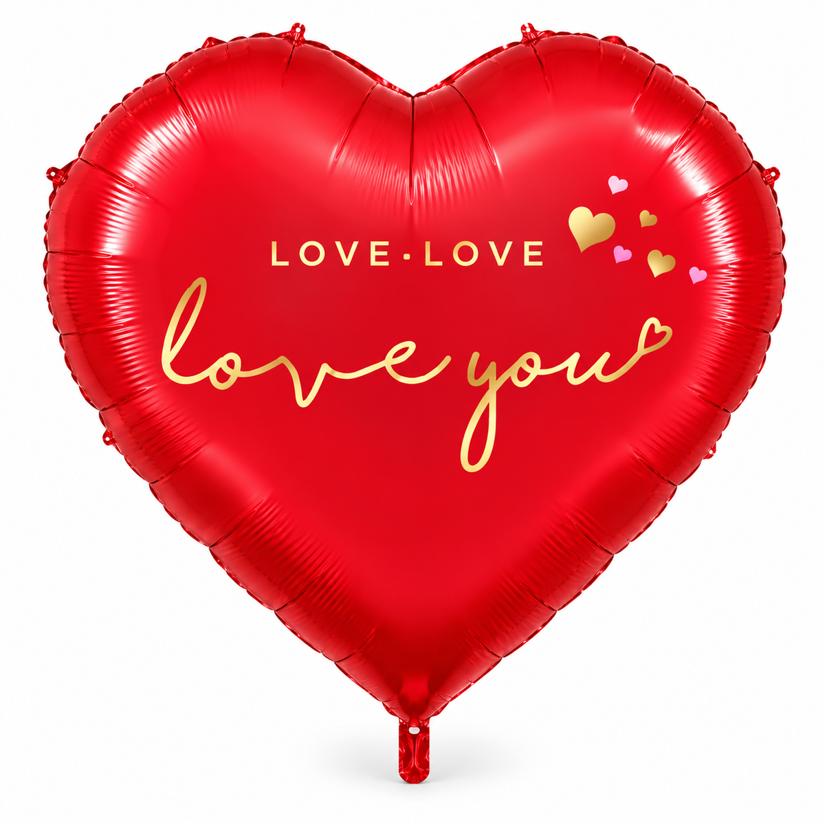 Love You Red Heart Balloon - Balloon | Asena Boutique Qatar