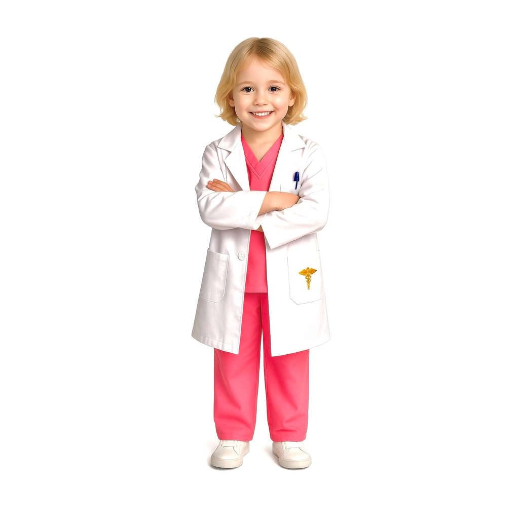 Doctor Costume Set ( PINK)