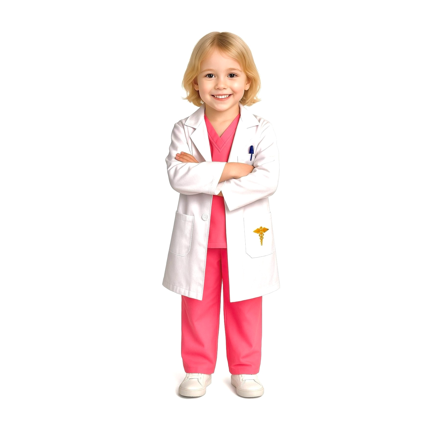 Doctor Costume Set ( PINK)