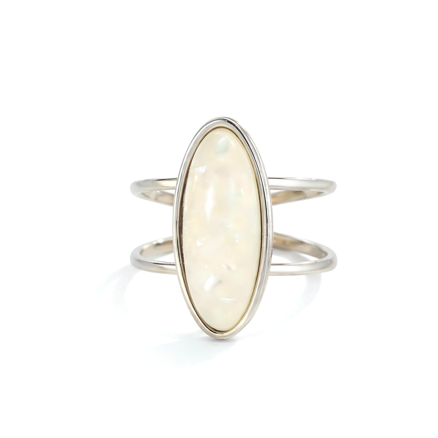 Moonlight Opal Silver Ring
