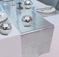 Silver Mirror Table Runner