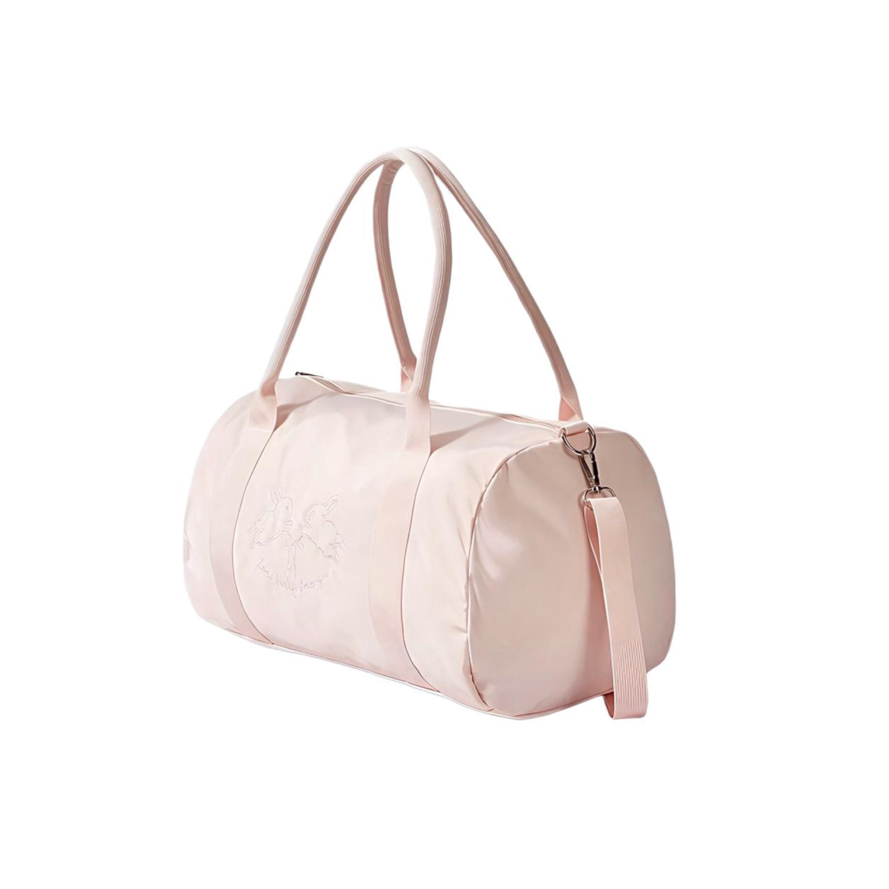 Pink Duffel Handbag