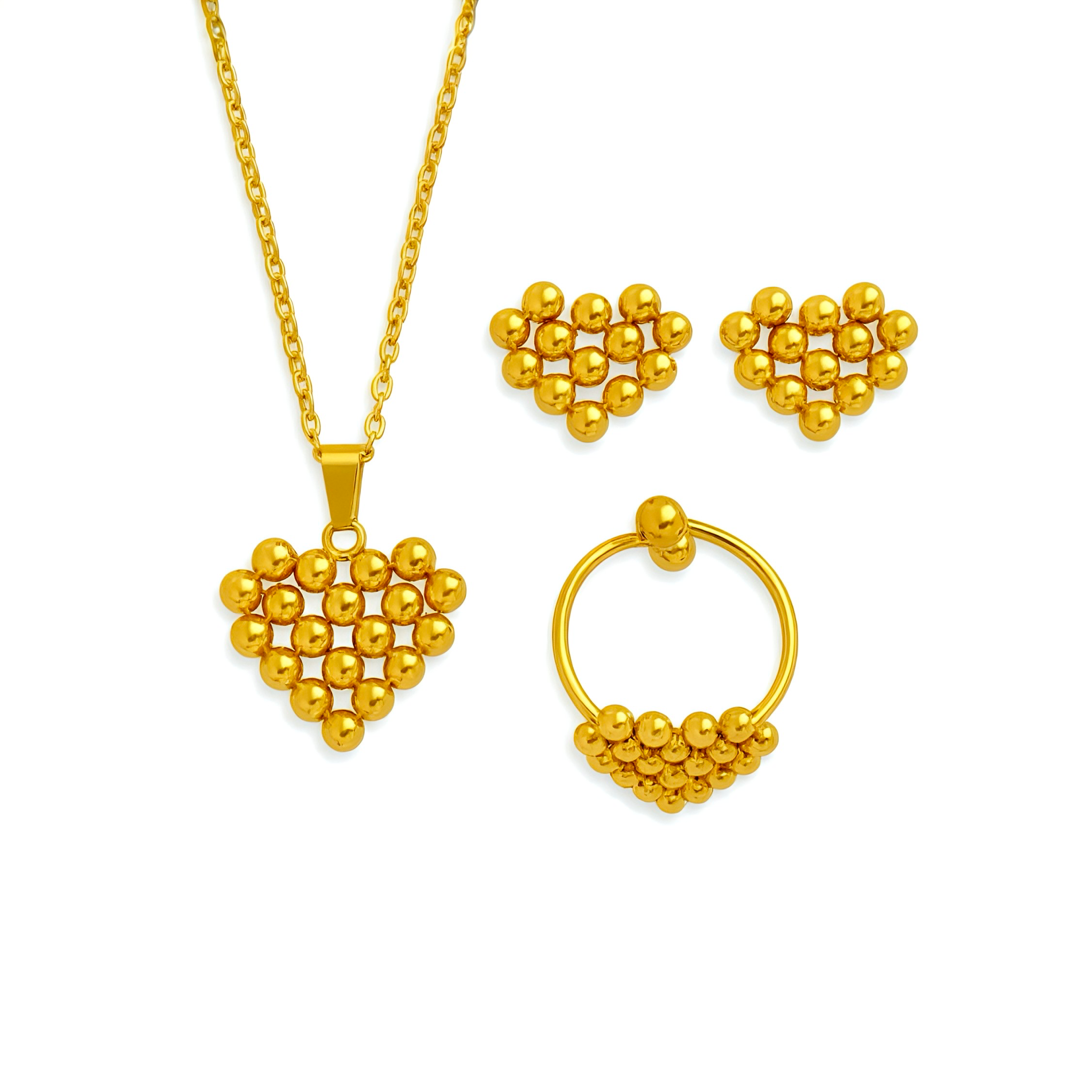 Bella Heart Jewelry Set