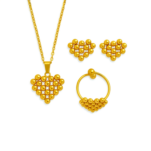 Bella Heart Jewelry Set