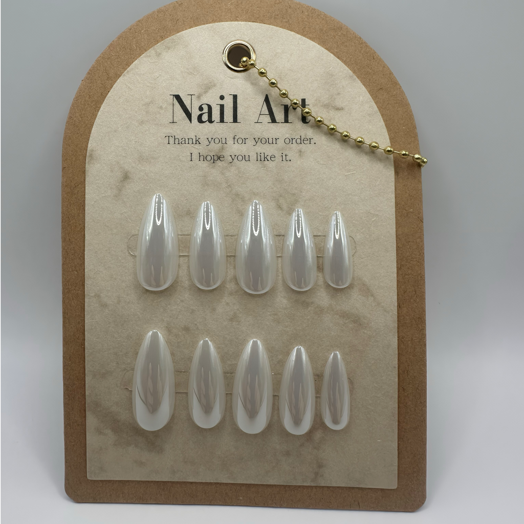 Pearl Glaze Press-on Nails