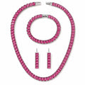 Pink Crystal Jewelry Set - Women's Jewelry Set | Asena Boutique Qatar