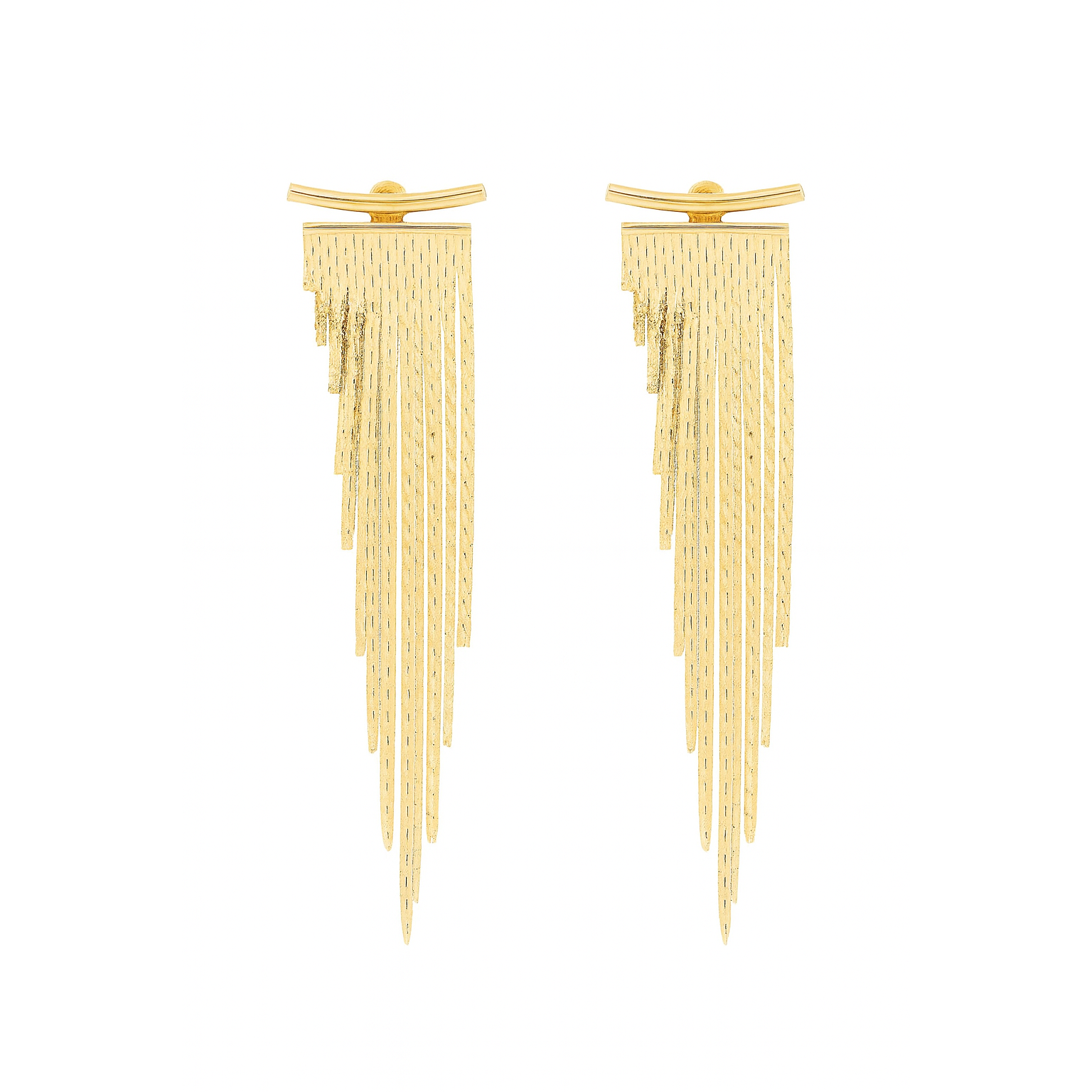 Golden Fringe Earrings