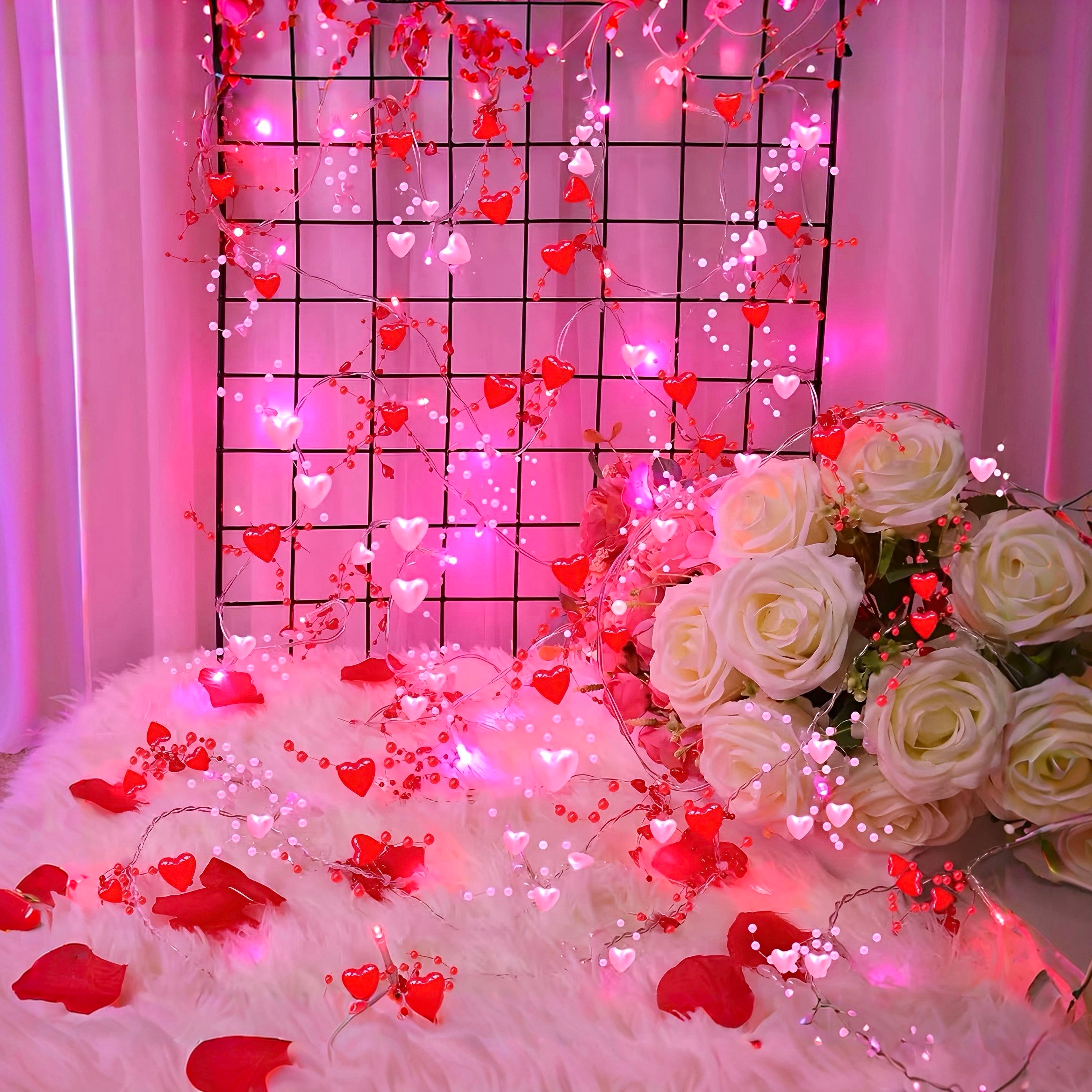 Heart & Pearl Fairy Lights