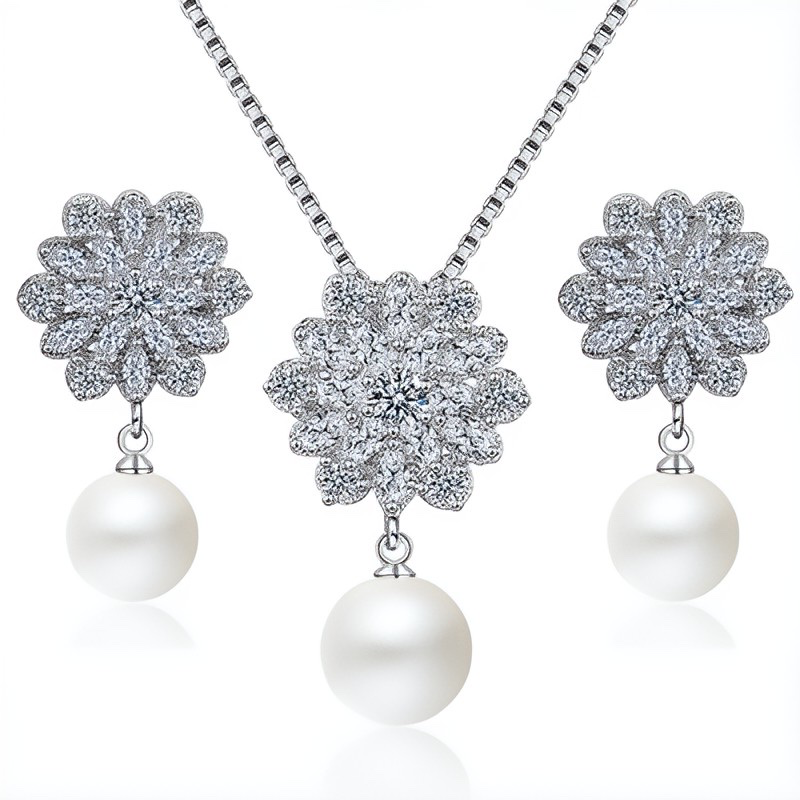 Pearl Bloom Jewelry Set