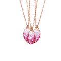 Pink Glitter Necklace