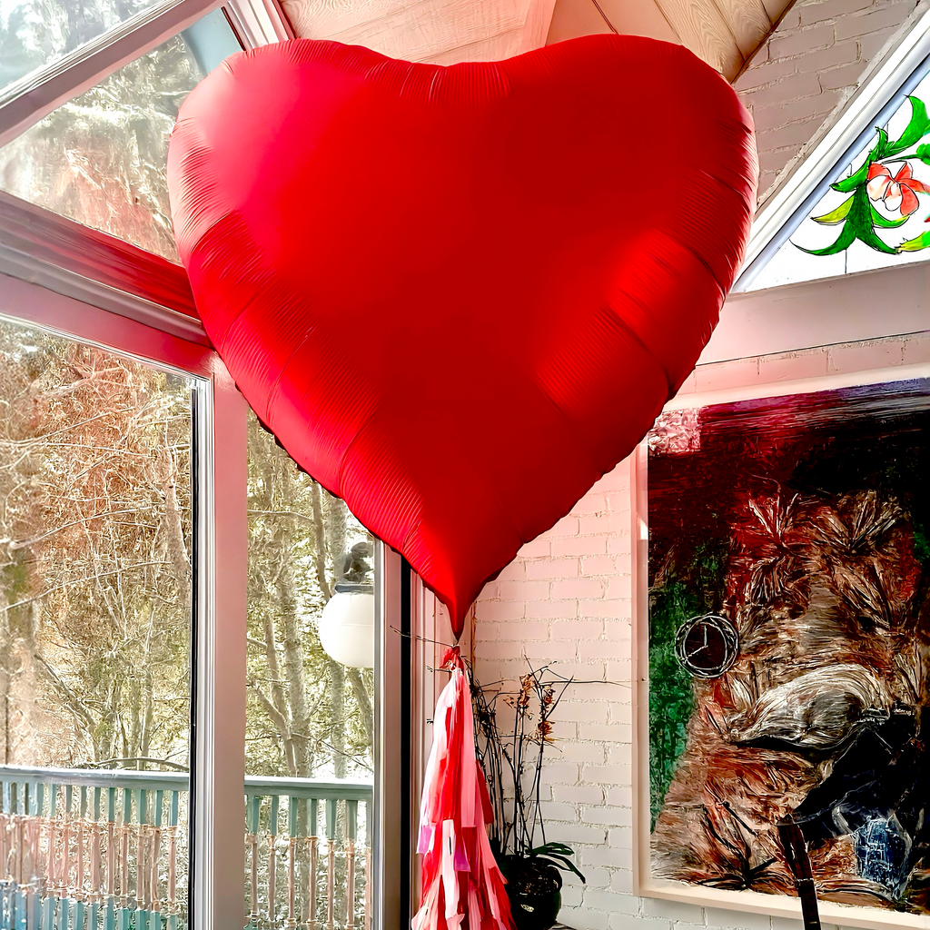 Red Heart Balloon