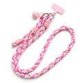 Braided ID Lanyard – Pink Mix