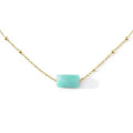 Amethyst Stone Necklace (Blue)