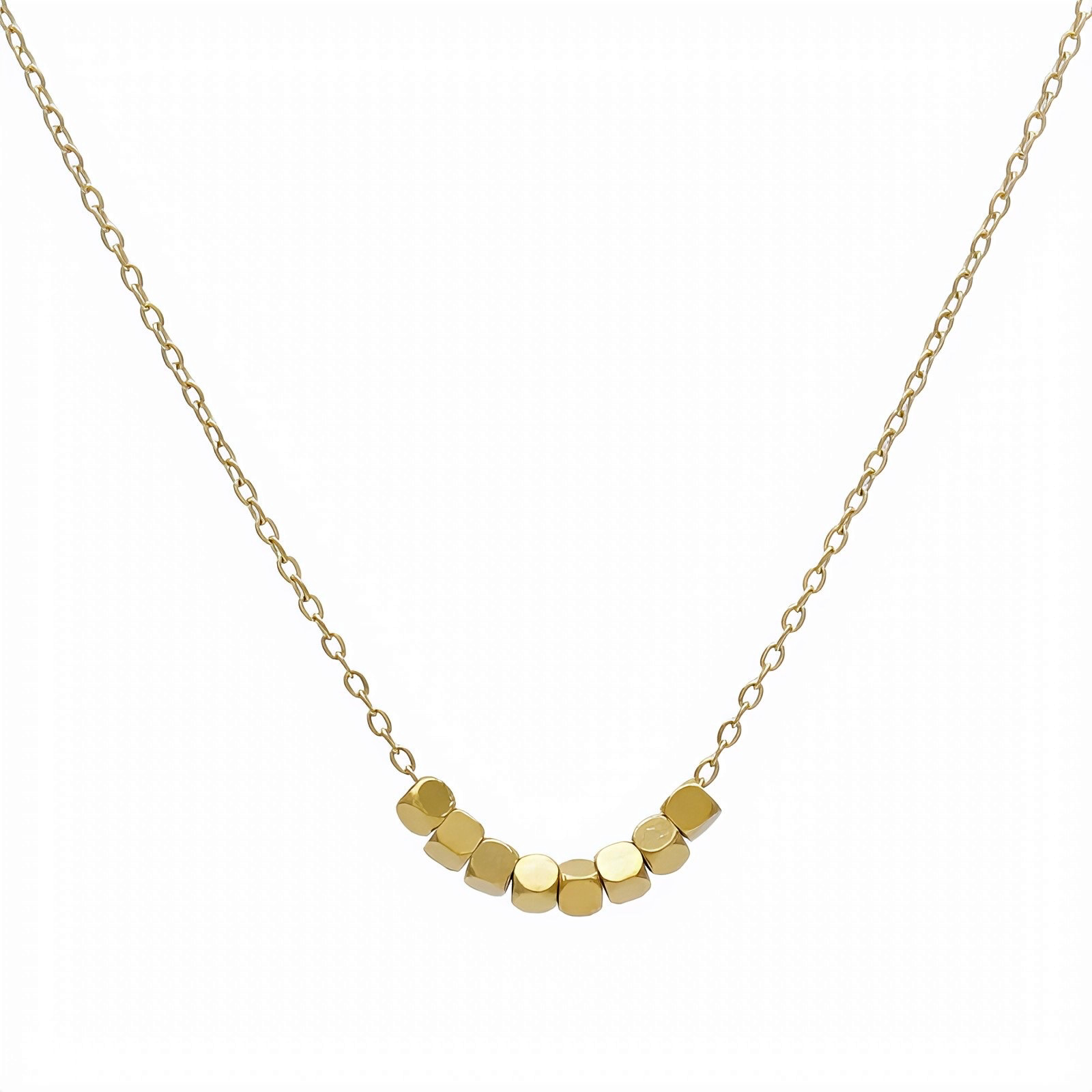 Golden Mosaic Necklace