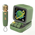 Divoom Ditoo – Mic Mini Karaoke Machine Pixel Art Bluetooth Speaker - Green