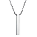 Axis Bar Pendant(Silver)