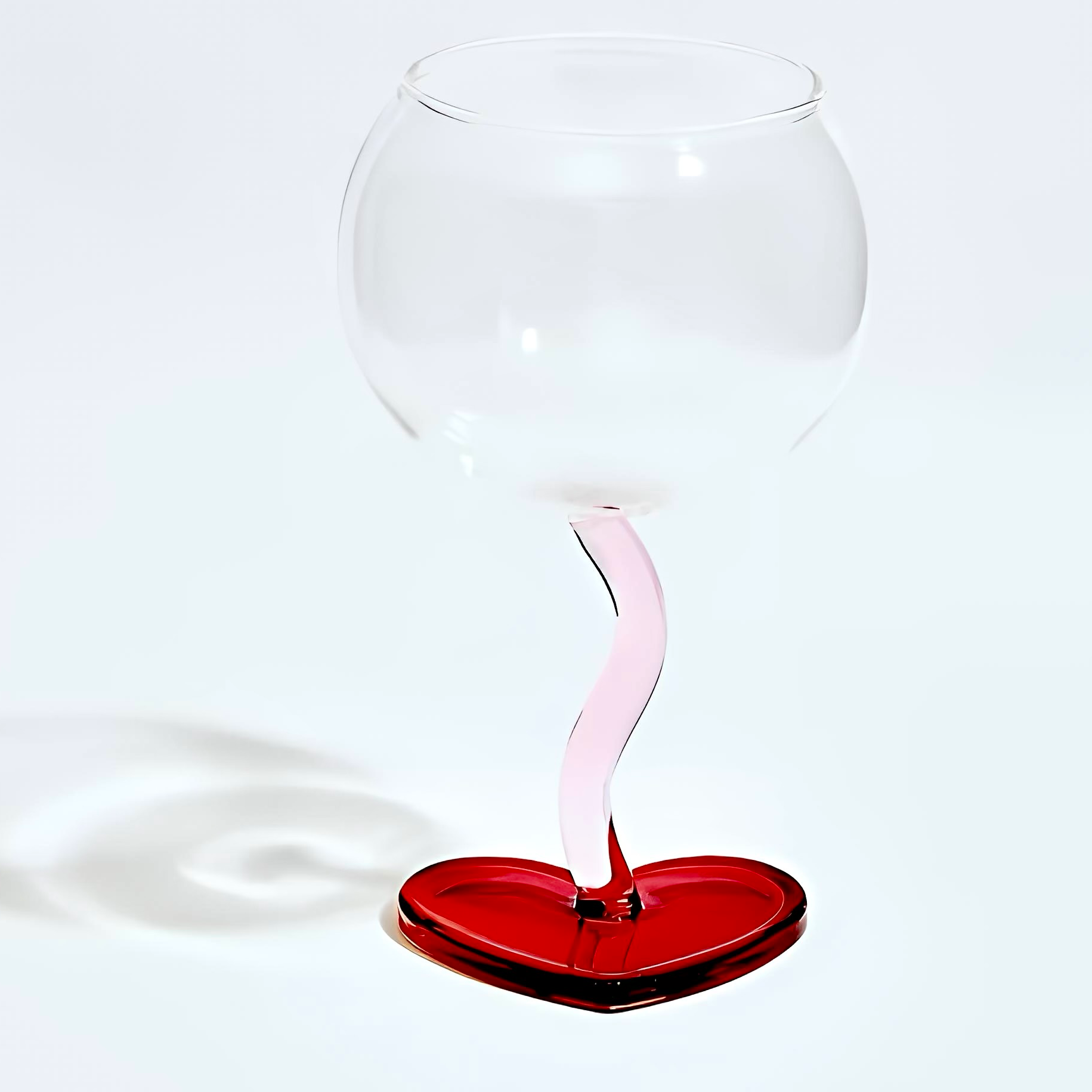 Heart Stem Glass