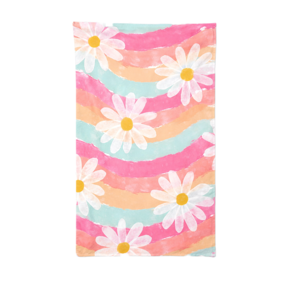 Daisy Summer Beach Towel