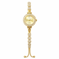 Golden Crystal Bracelet Watch