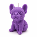 Pawfect Pug Scented Candle 6cm (Purple)