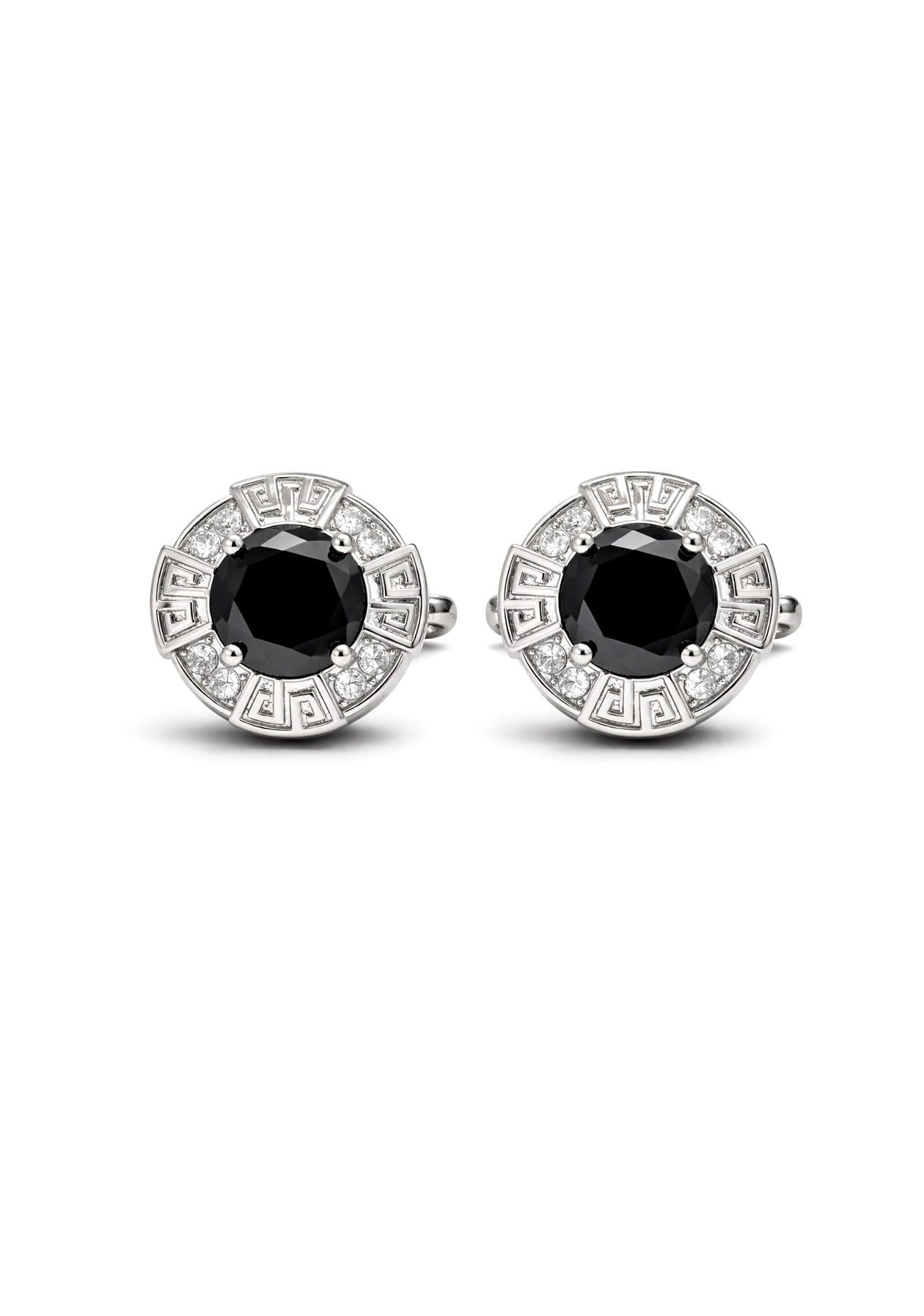 Noble Stone Cufflinks (Black)