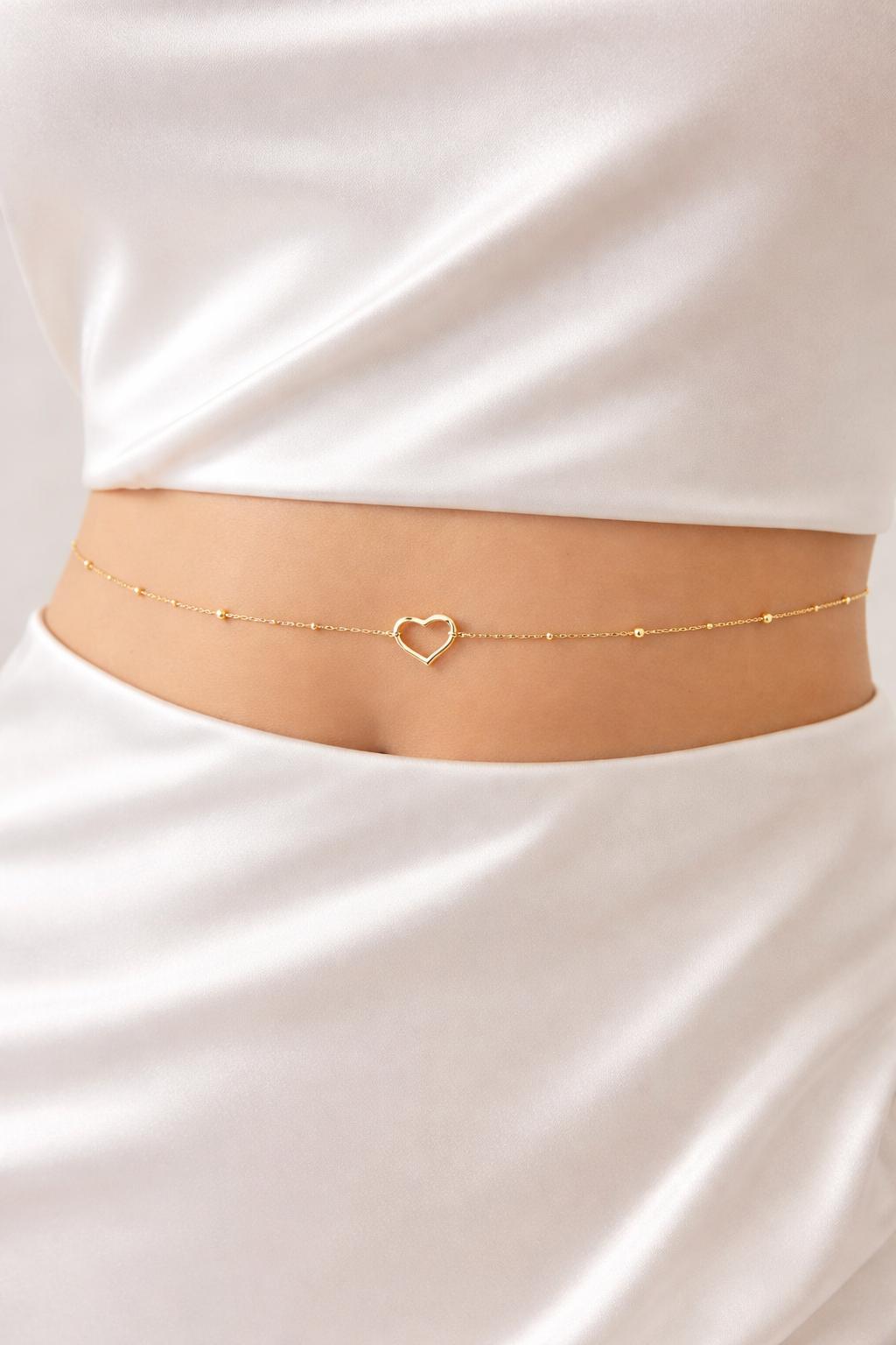 Heart Glow Waist Chain