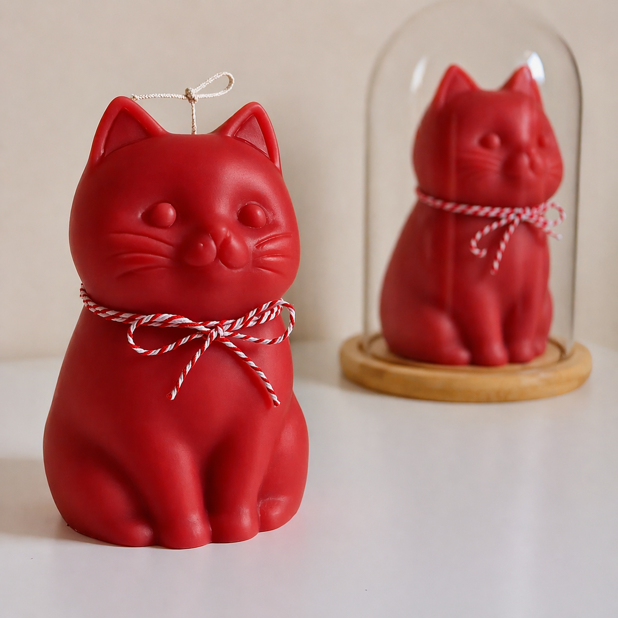 Purrfect Scented Candle 9cm (Red)