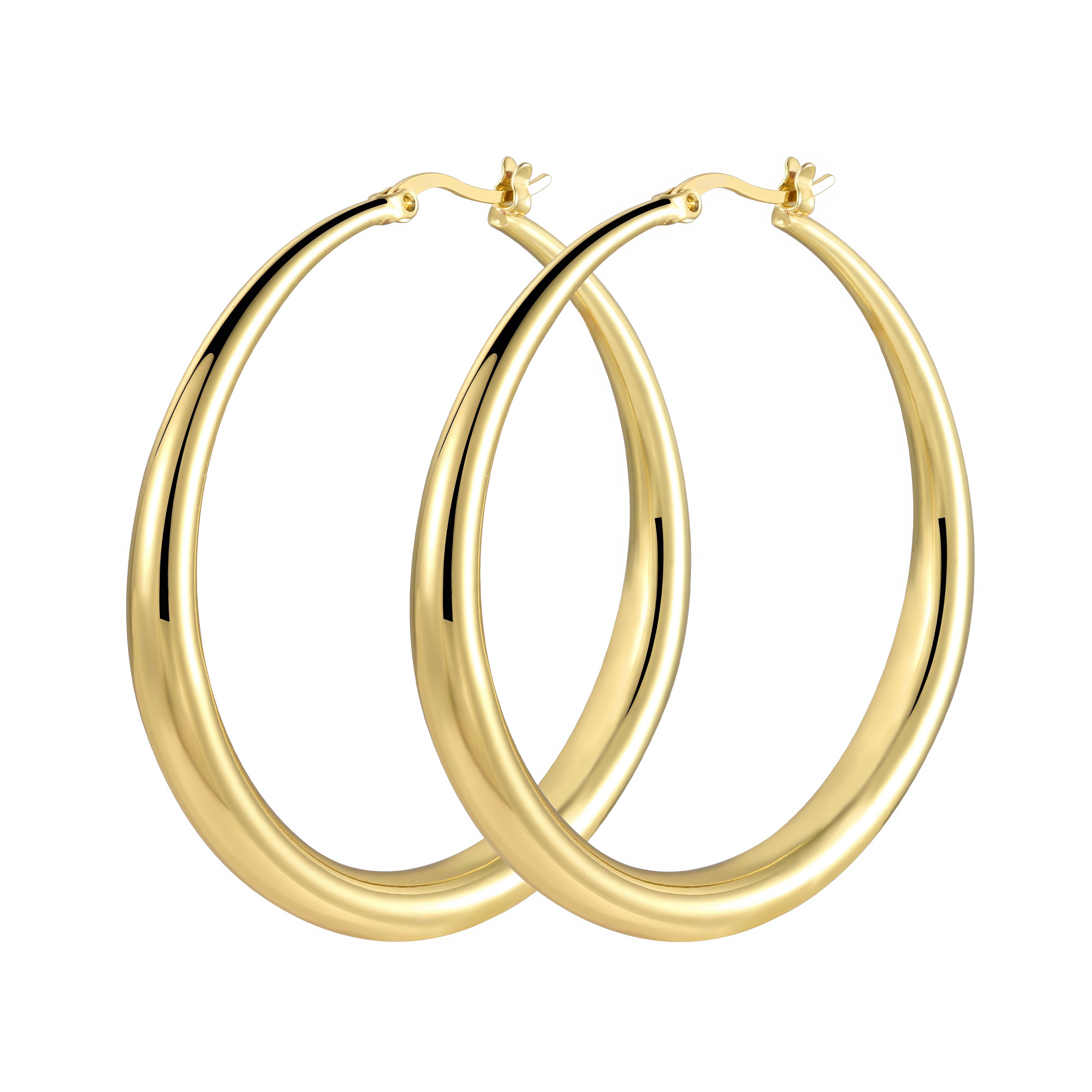 Timeless Gold Hoops Earrings