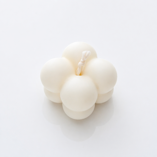 Bubble Bliss Scented Candle 6cm(White)