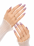 Purple Chrome Press On Nails