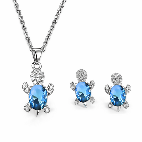 Blue Turtle Sparkle Set