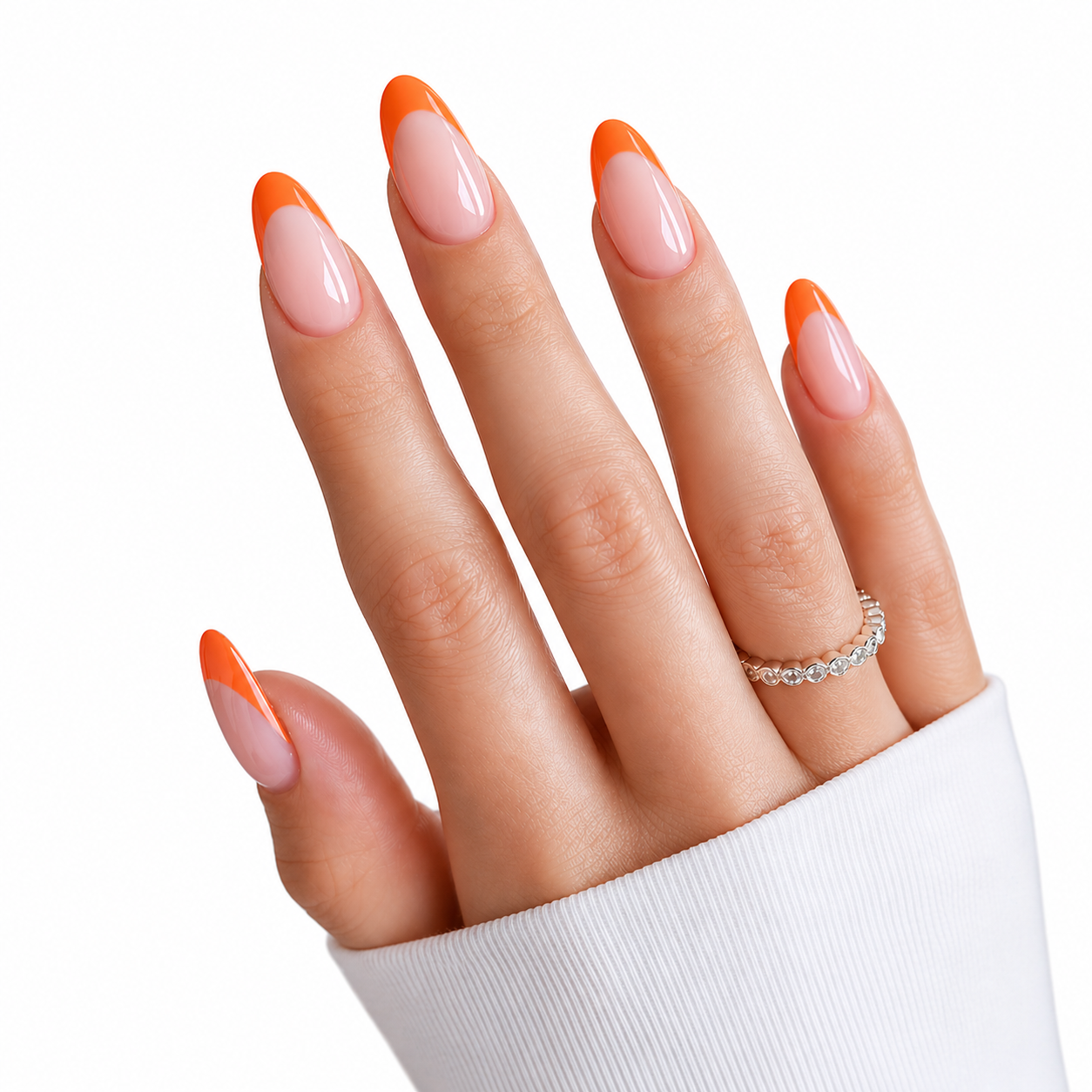 Candy Tips Press-on Nails (Orange