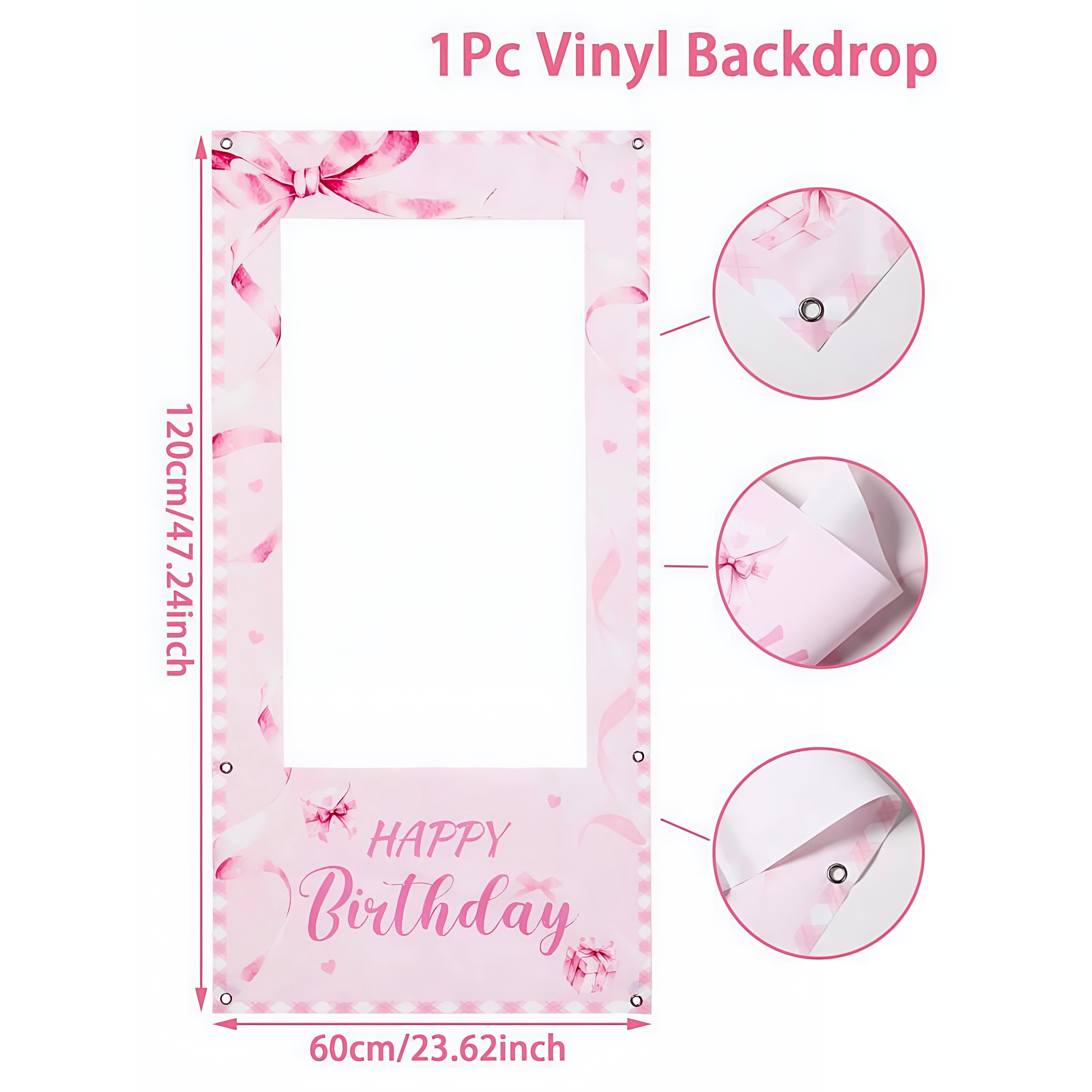 Pink Bow Photo Frame